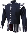 frontside Dark Blue Pipe Band Doublet